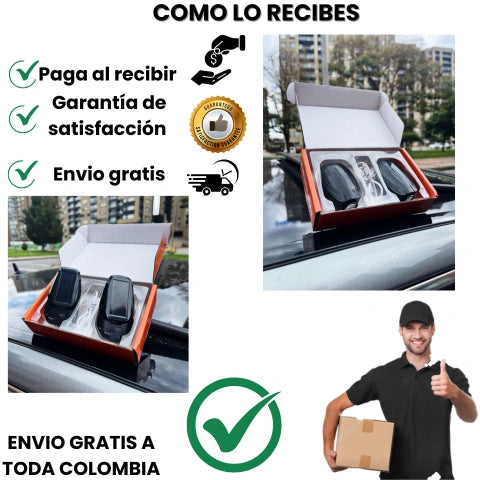 LUXDOOR™ PAR de Luces Inteligentes Que Transforman Tu Carro